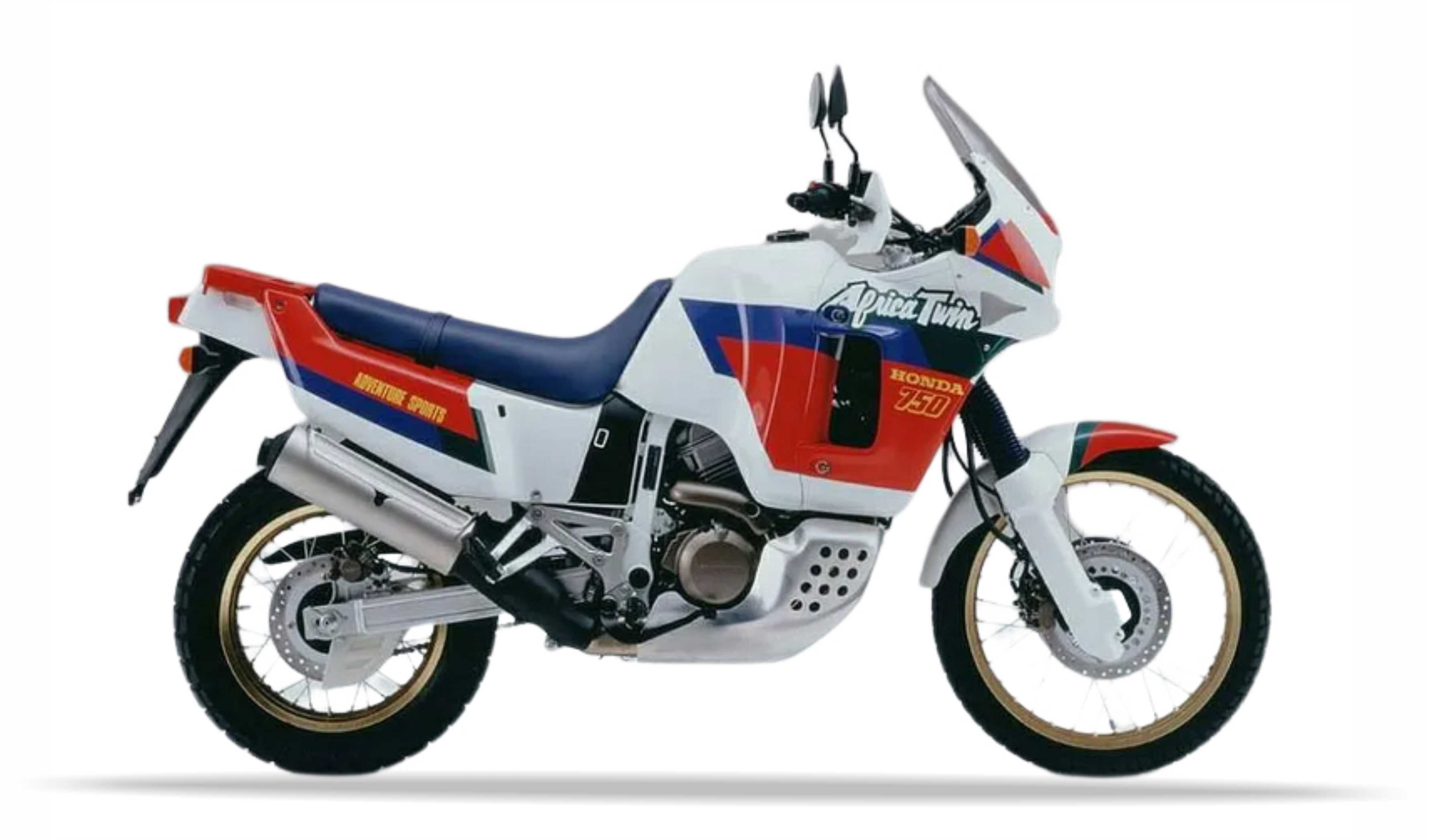 Honda XRV 750 Africa Twin 1990 white nh138g replica decals grafiche fuel tank juula motocolors