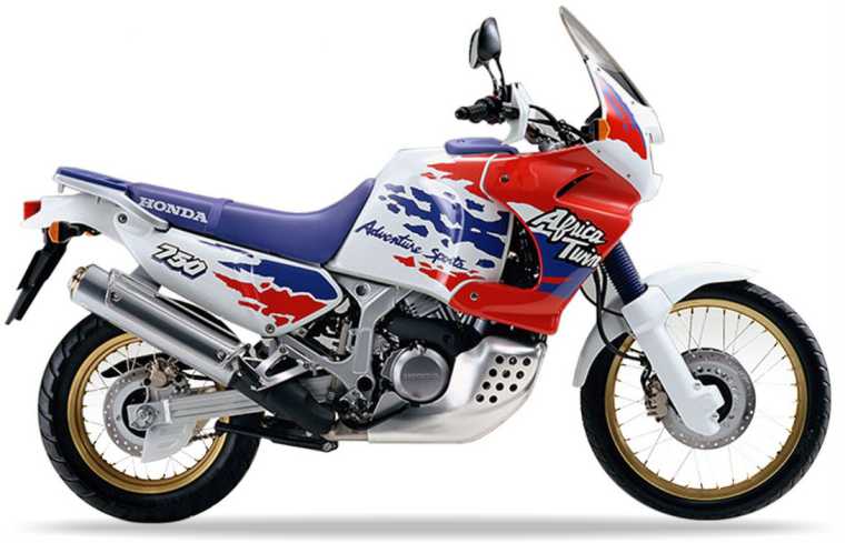 Honda Xrv 750 Africa Twin 1993 1995 Biały Nh138H oem replica stickers decals grafiche juula motocolors