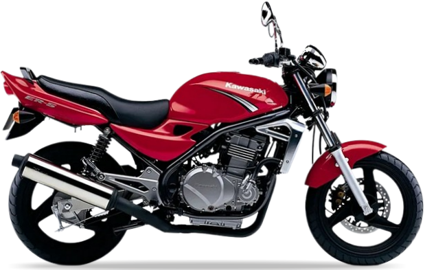 Kawasaki Er 5 2003 2004 Czerwony 234 graphics kit stickers autocollants replika juula motocolors