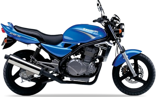 Kawasaki Er 5 2003 2004 Niebieski 469 motorbike decals pegatinas bodywork juula motocolors