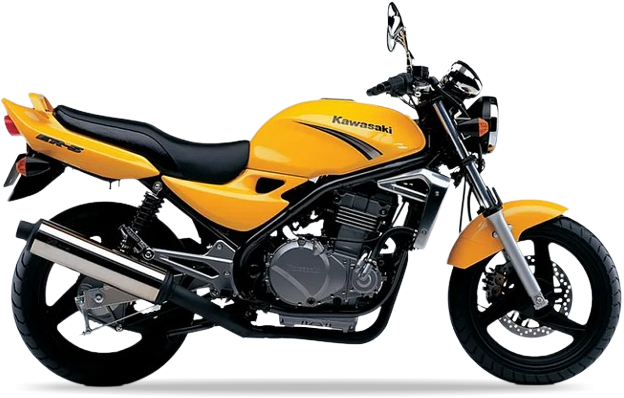 Kawasaki Er 5 2003 2004 Żółty 1B vinyl kit decals pegatinas restoration juula motocolors