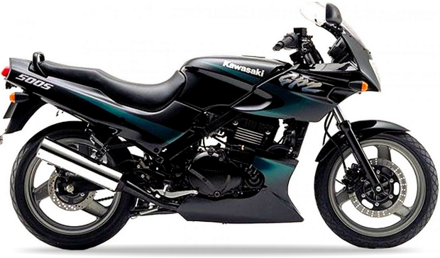 Kawasaki Gpz 500 S 1998 2001 Czarny Zielony H8 stickers decals aufkleber oem replica juula motocolors