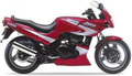 Kawasaki Gpz 500 S 1998 2001 Czerwony A5 stickers decals autocollants restoration kit juula motocolors