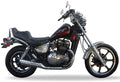 Kawasaki LTD 450 1986 Czarny motorcycle graphics adesivi replicas juula motocolors
