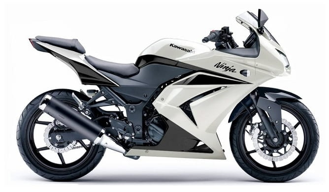 Kawasaki Ninja 250 R 2008 2011 Bialy vinyl decals adesivi racebike juula motocolors