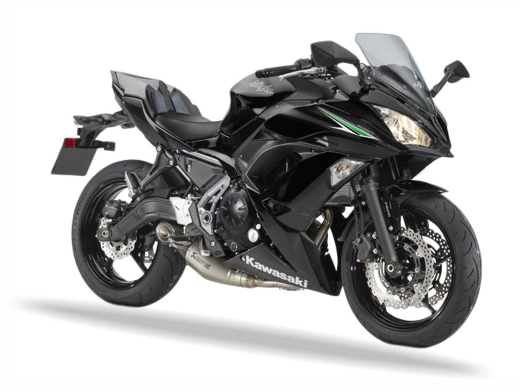 Kawasaki Ninja 650 2017 Czarny stickers decals matrica restoration juula motocolors