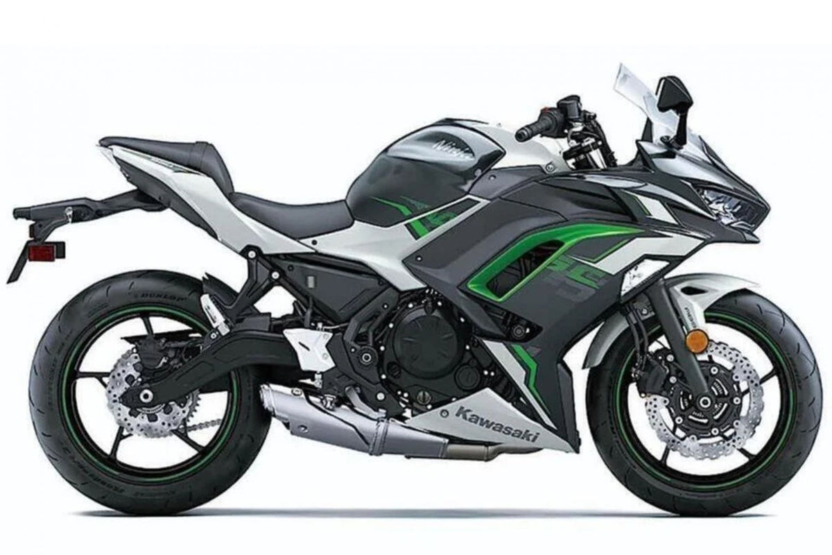 Kawasaki Ninja 650 2022 Bialy graphics kit autocollants fairings juula motocolors