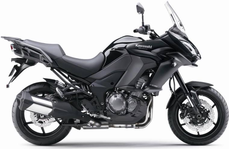 Kawasaki Versys 1000 2015 Czarny motorcycle graphics adesivi replicas juula motocolors