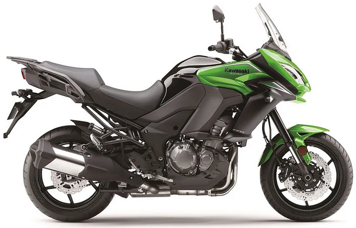 Kawasaki Versys 1000 2017 Zielony 17P motorbike decals kit graficas replicas juula motocolors