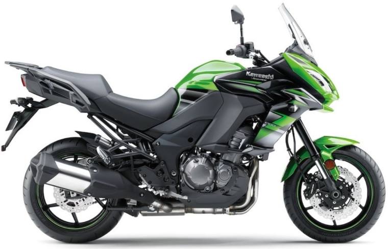 Kawasaki Versys 1000 2018 Zielony custom decals adesivi side panels juula motocolors