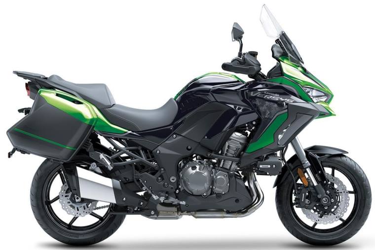 Kawasaki Versys 1000 SE 2022 Zielony Czarny stickers decals aufkleber oem replica juula motocolors