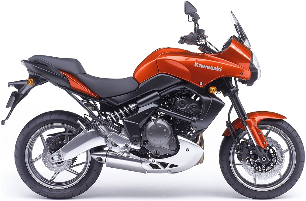 Kawasaki Versys 650 2007 Pomaranczowy 17L stickers decals aufkleber oem replica juula motocolors