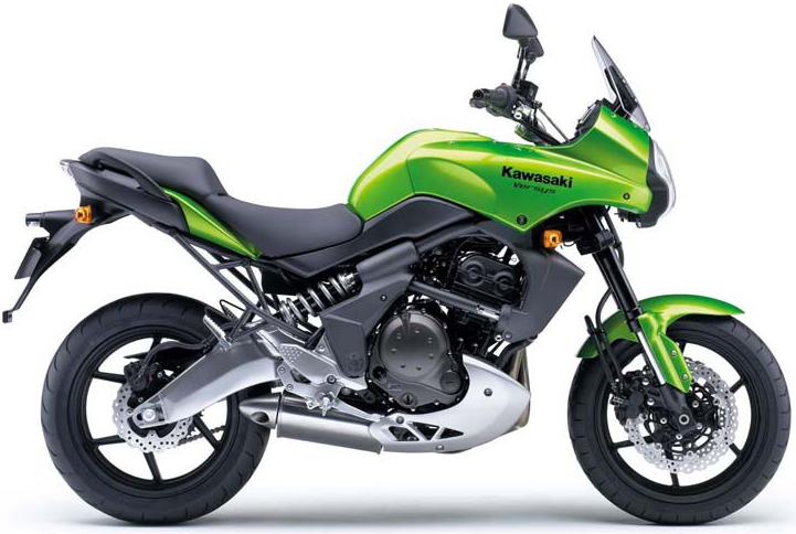Kawasaki Versys 650 2008 2009 Zielony 17P bike stickers set grafiche adesivi custom juula motocolors