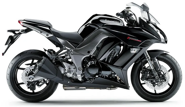 Kawasaki Z 1000 Sx 2011 2016 Czarny H8 decals autocollants restoration kit juula motocolors