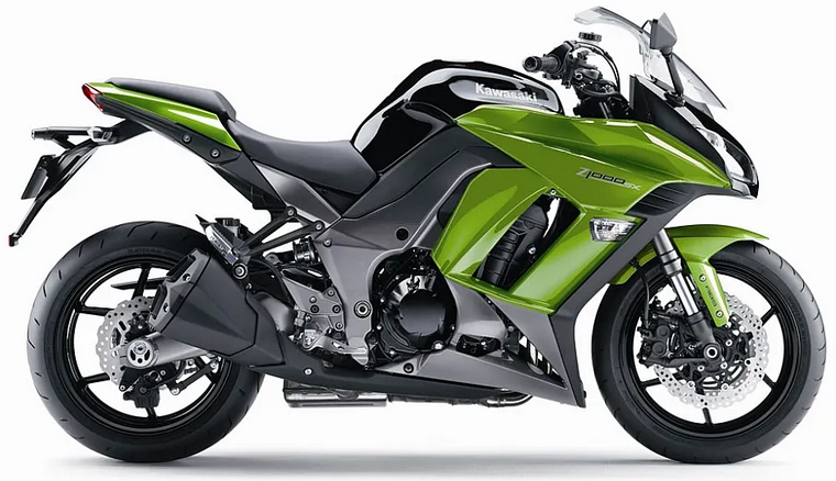 Kawasaki Z 1000 Sx 2011 2016 Zielony 17P motorcycle decals vinyl kit juula motocolors