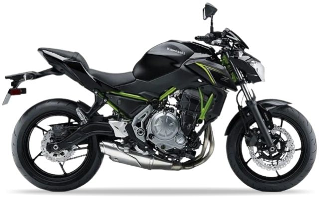 Kawasaki Z 650 2017 2018 Czarny 660 stickers decals adesivi aftermarket replicas juula motocolors