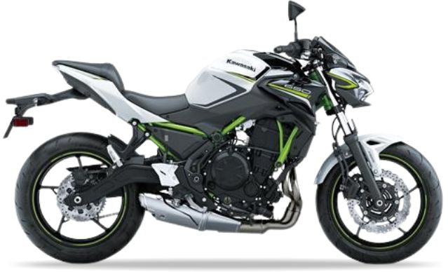 Kawasaki Z 650 2020 Bialy 54X vinyl kit decals pegatinas restoration juula motocolors