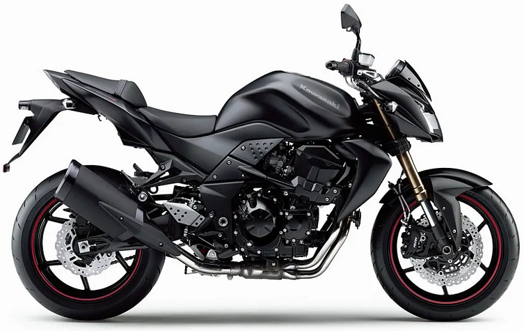 Kawasaki Z 750 R 2012 2014 Czarny Matowy 32N vinyl decals adesivi racebike juula motocolors