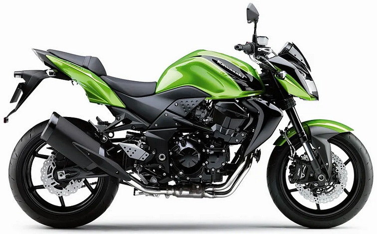 Kawasaki Z 750 R 2012 2014 Zielony 17P stickers decals matrica restoration juula motocolors