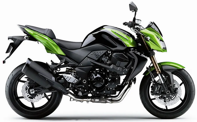 Kawasaki Z 750 R 2012 2014 Zielony Czarny 17P custom decals fuel tank juula motocolors