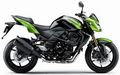Kawasaki Z 750 R 2012 2014 Zielony Czarny 17P custom decals fuel tank juula motocolors