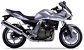 Kawasaki Z 750 S 2004 2006 Srebrny bike stickers aufkleber side panels juula motocolors
