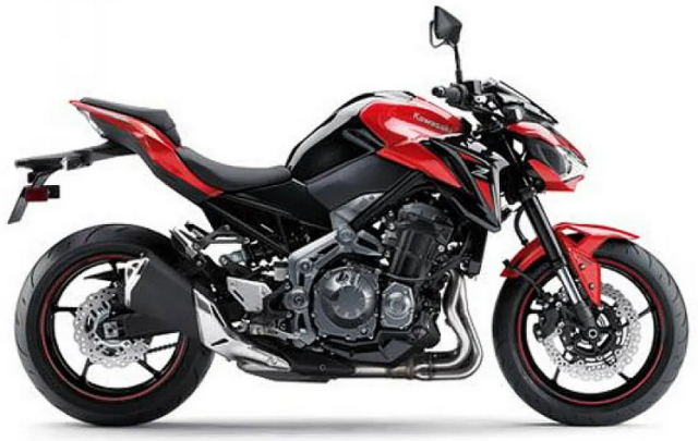 Kawasaki Z 900 2017 2018 Czerwony A5 replica decals set aufkleber fuel tank juula motocolors
