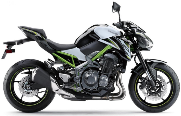 Kawasaki Z 900 2019 Bialy 40X vinyl kit decals pegatinas restoration juula motocolors