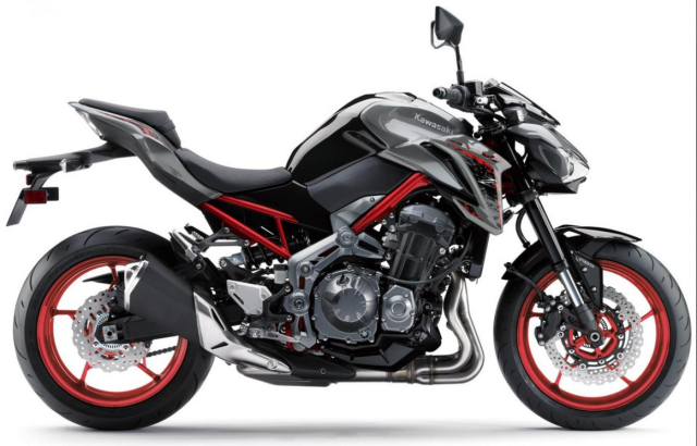 Kawasaki Z 900 2019 Szary 25X motorcycle stickers set adesivi fairings juula motocolors