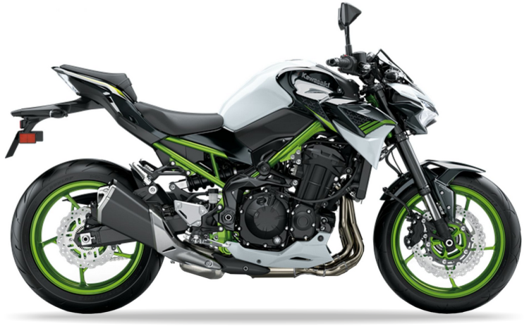 Kawasaki Z 900 2020 2021 Bialy 54X motorcycle graphics adesivi replicas juula motocolors