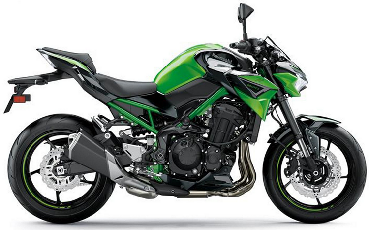 Kawasaki Z 900 2022 Zielony 51P motorbike stickers pegatinas cowling juula motocolors