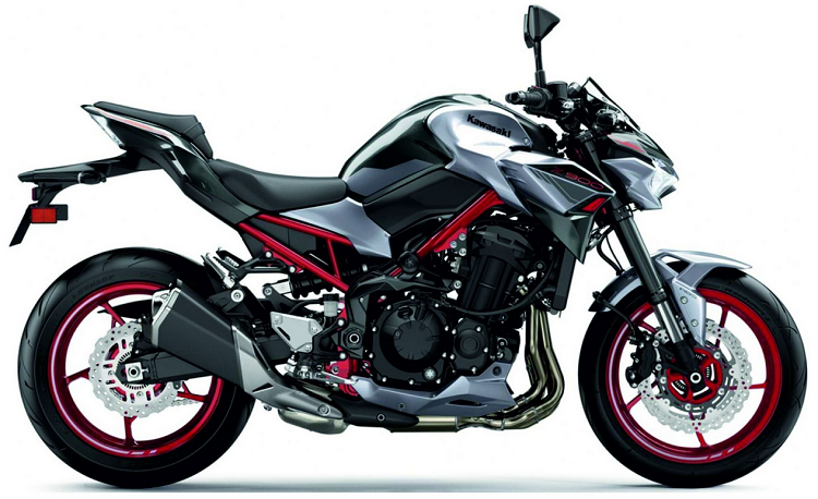 Kawasaki Z 900 2023 Srebrny Grafitowy GU 51A vinyl decals adesivi racebike juula motocolors