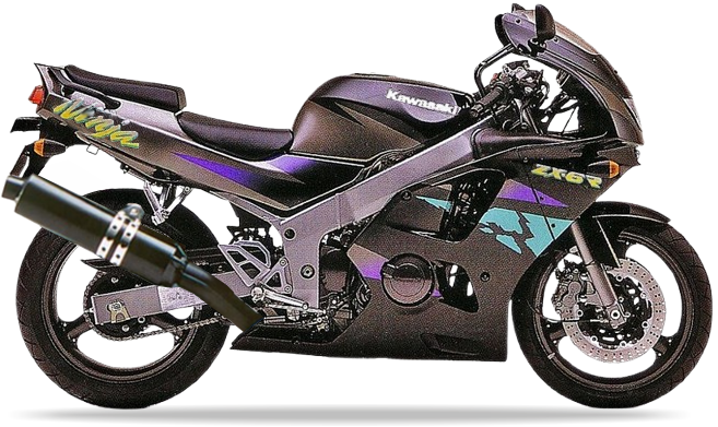 Kawasaki ZX 6R 1996 Czarny H8 stickers decals aufkleber oem replica juula motocolors