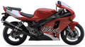 Kawasaki ZX 7R 1999 Czerwony A5 vinyl kit aufkleber race decals juula motocolors