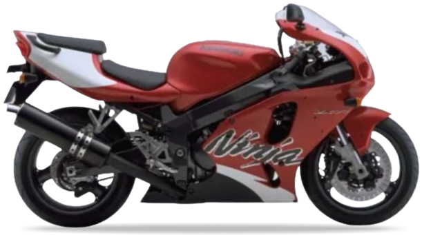 Kawasaki ZX 7R 1999 Czerwony A5 vinyl kit aufkleber race decals juula motocolors