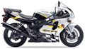 Kawasaki ZX 7R 2002 Srebrny F2 replica decals set aufkleber fuel tank juula motocolors