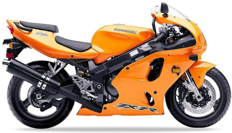 Kawasaki ZX 7R 2003 Pomaranczowy 470 motorbike decals pegatinas bodywork juula motocolors