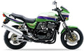 Kawasaki Zrx 1100 1999 2000 Limonkowy Zielony Purpurowy stickers decals aufkleber oem replica juula motocolors