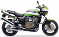 Kawasaki Zrx 1200 R 2002 Zielony Bialy Fioletowy custom decals autocollants fuel tank juula motocolors
