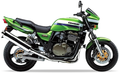 Kawasaki Zrx 1200 R 2005 Zielony Srebrny stickers decals matrica restoration juula motocolors
