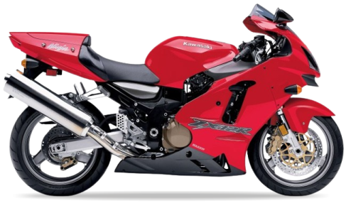Kawasaki Zx 12R 2002-2003 Czerwony replica decals set aufkleber fuel tank juula motocolors