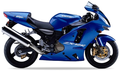 Kawasaki Zx 12R 2004 Niebieski 235 graphics kit autocollants fairings juula motocolors