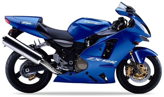 Kawasaki Zx 12R 2004 Niebieski 235 graphics kit autocollants fairings juula motocolors