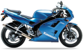 Kawasaki Zxr 400 1991 1992 Niebieski stickers decals matrica juula motocolors