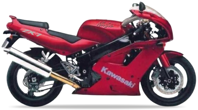 Kawasaki Zxr 750 1990 1992 Ciemny Czerwony Usa Zx7 Ninja vinyl decals adesivi juula motocolors