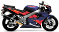 Kawasaki Zxr 750 1995 Czarny Niebieski Pomaranczowy vinyl decals adesivi racebike juula motocolors