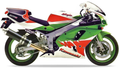Kawasaki Zxr 750 R 1993 Usa Zx 7r Zielony Czerwony vinyl decals adesivi racebike juula motocolors