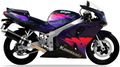 Kawasaki Zxr 750 Zx7 Ninja 1994 Czarny Usa Zx7 Ninja vinyl decals adesivi racebike juula motocolors