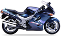 Kawasaki Zzr 1100 1994 Zielony Niebieski vinyl kit aufkleber race decals juula motocolors