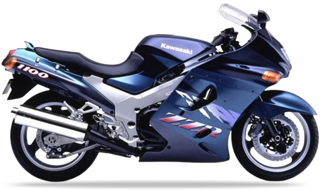 Kawasaki Zzr 1100 1994 Zielony Niebieski vinyl kit aufkleber race decals juula motocolors